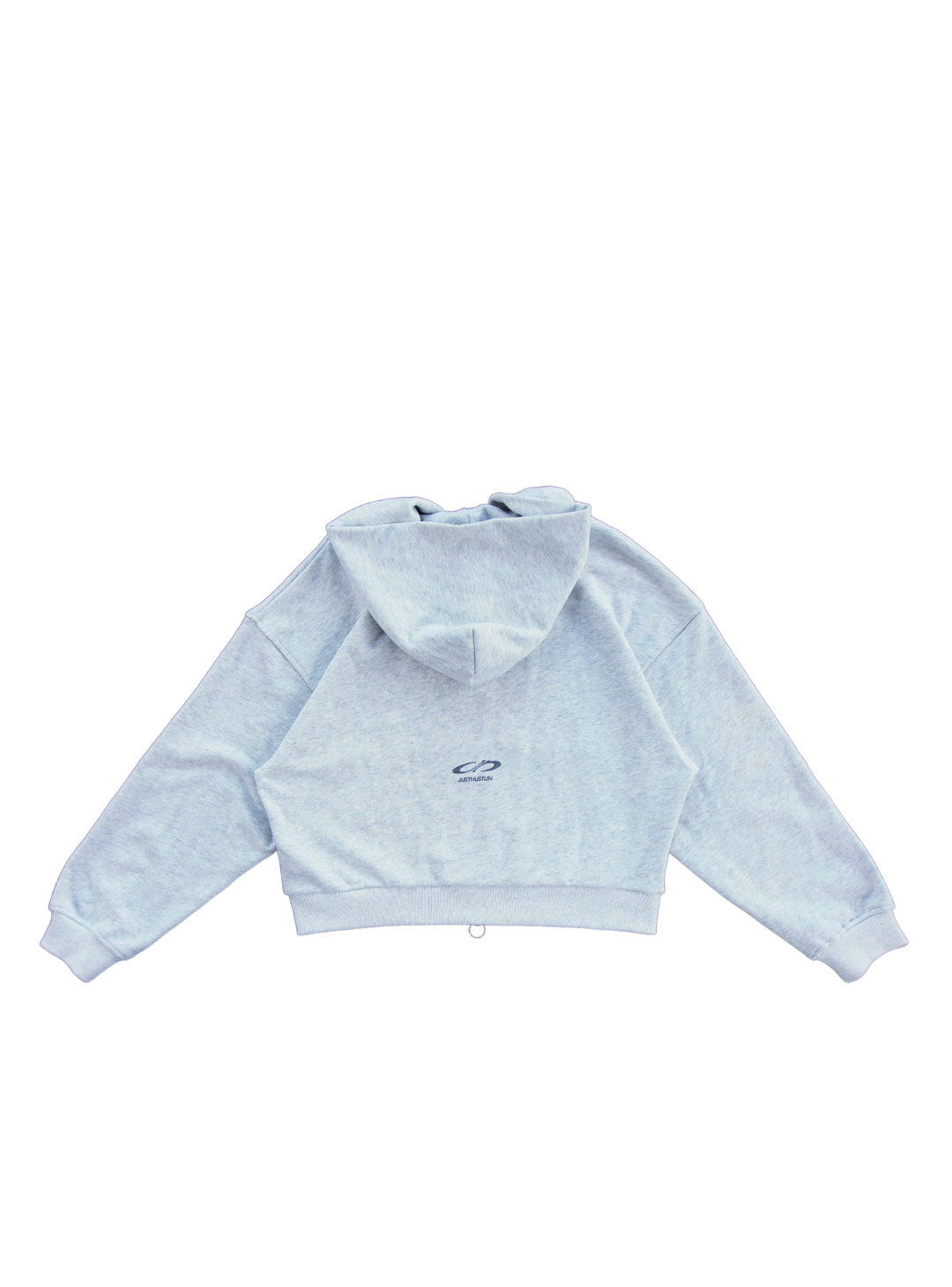 HUSTLER'S CLUB ZIP HOODIE - HEATHER GRAY