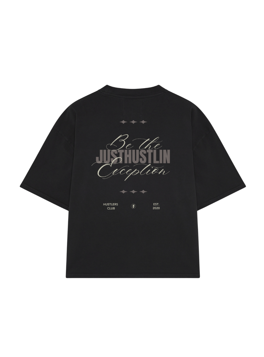BE THE EXCEPTION BLACK TEE